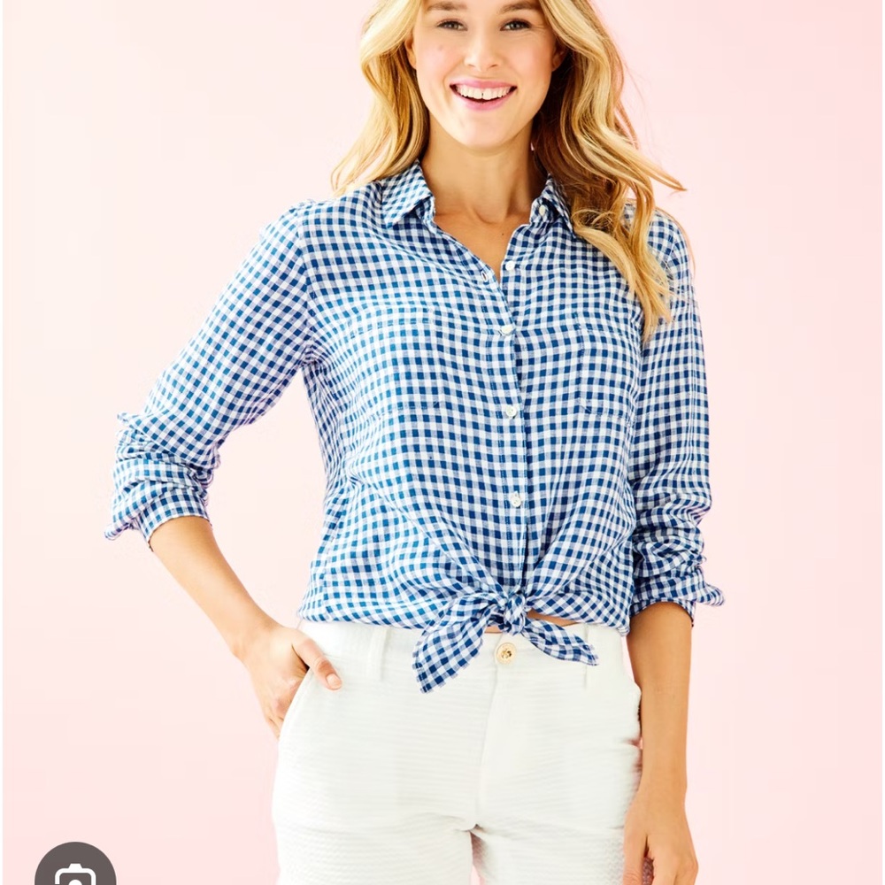 Lily Pulitzer button down - Picture 5 of 5